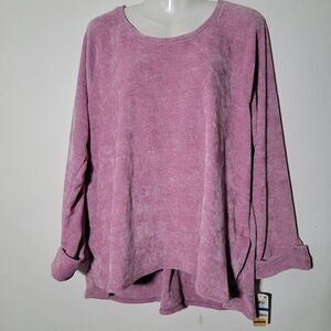 Style And Co Womens Orchid Pullover Sweater Sz XL